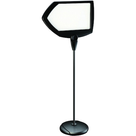 Zoro Select Floor Stand Sign Holder, 63" H SIG01010101