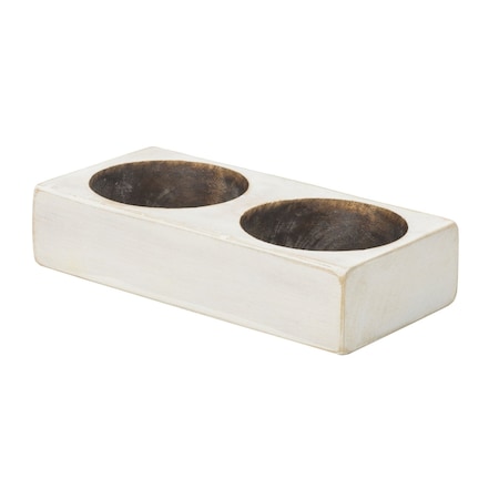 Homeroots 4" Wide Pillar Tabletop Votive Candle Holder 416255