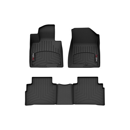 Weathertech Black, Front and Rear Floorliners 441732-1-2