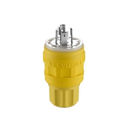 Leviton Industrial Grade Wetguard Plug 20 Amp, 480 Volt 3-Phase 26W76
