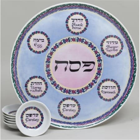 Ss Collectibles Porcelain Seder Plate SS3507171