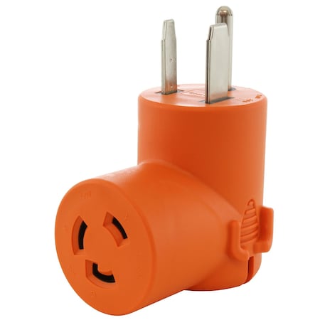Ac Works Plug Adapter, L6-30R, 6-50P, L6-30P, 6-50P, 0 ft., Orange AD650L630