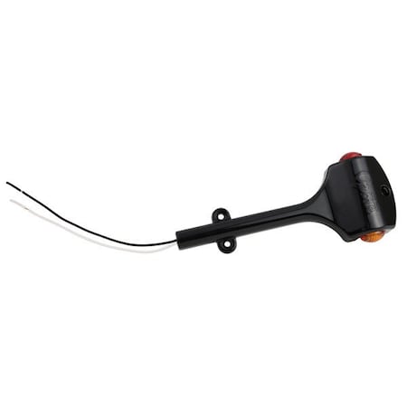 Grote Lighting LED Side Marker Light, Red/Amber, 12V, Surface Mount, IP67, 6.6x2.8x0.8 in,  49020