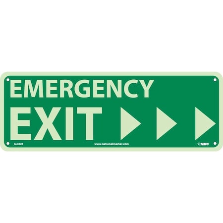 Nmc Emergency Exit Sign GL302R