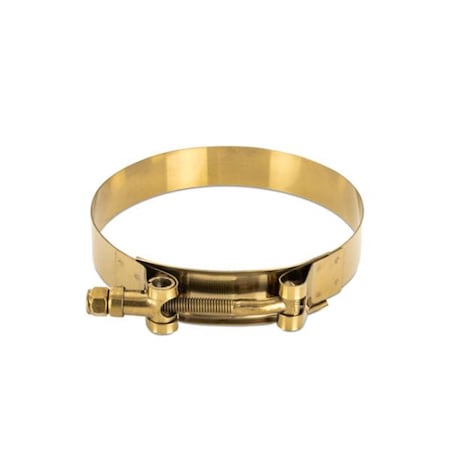 Hard Top 3 in. Stainless Steel T-Bolt Clamps, Gold HA3882844