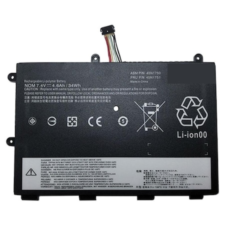 Ereplacements Battery-LiPo-Thinkpad/Yoga/11e 45N1750