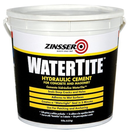 Watertite 10 Lbs Zinsser Gray Hydraulic Cement For Concrete and Masonry 5071