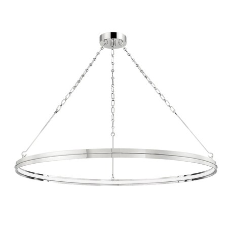 Hudson Valley Lighting Rosendale 1 Light Chandelier 42 In. Polished Nickel 7142-PN