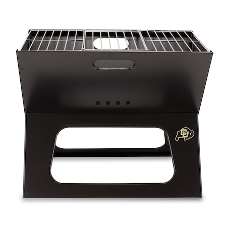 Picnic Time Family Of Brands NCAA Colorado Buffaloes X-Grill Portable Grill - Camping Grill 775-00-175-124-0