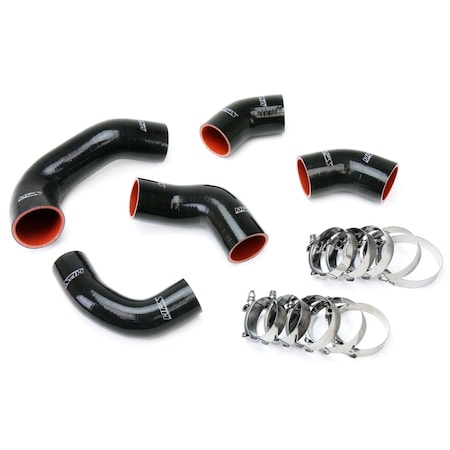 Hps Performance High Temp Reinforced Silicone Intercooler Hose Boots Kit, Black,  57-1227-BLK