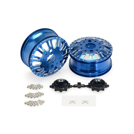 Caracteristicas Atractivas KG1 KD004 Duel Rear Dually Wheel, Blue Anodized - 2 Piece CA3531921