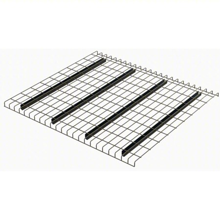 Husky Rack & Wire Pallet Rack Decking, 1 1/2 in H, 52 in W, 48 in D, Silver 4852A4