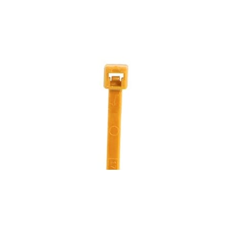 Bubblefast 1000-4'' 18# Fluorescent Orange Cable Ties, 1000PK BFCT422H
