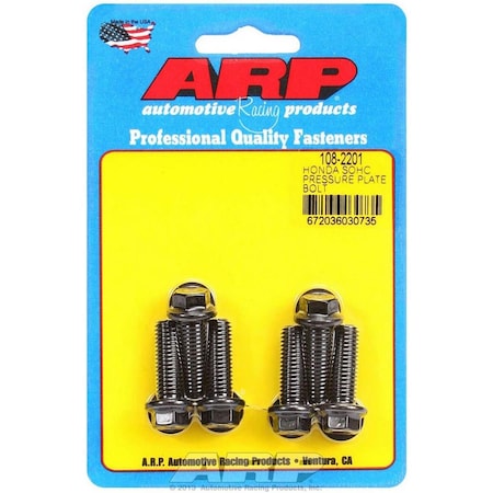 Arp 108-2201 Pressure Plate Bolt Kit for Honda SOHC ARP108-2201