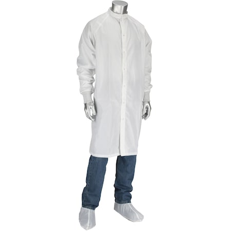 Uniform Technology Altessa Grid ISO 5 (Class 100) Cleanroom Frock CFRC-74WH-M