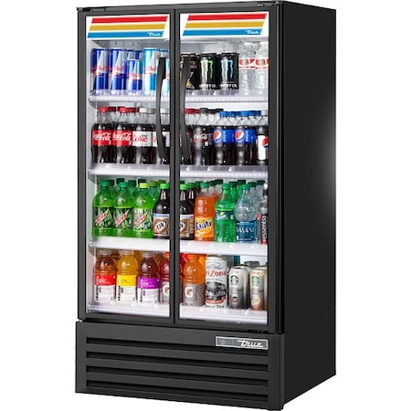True Refrigeration RefrigeratedMerchandiser, Black, 54-7/8inH TVM-30-HC~VM03