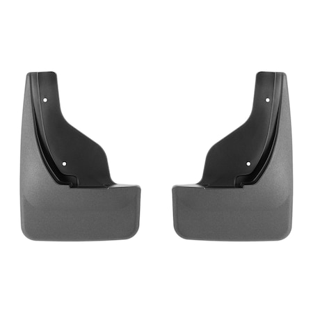 Weathertech Black, No Drill MudFlaps 110174