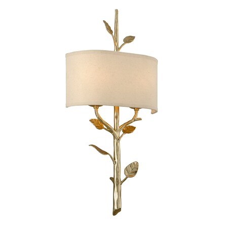 Troy Lighting Almont 2 Light Wall Sconce 12.25 In. Gold Leaf B7172-GL