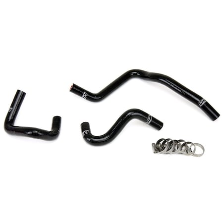 Hps Performance High Temp Reinforced Silicone Engine Oil Cooler Coolant Hose Kit, Black,  57-1748-BLK