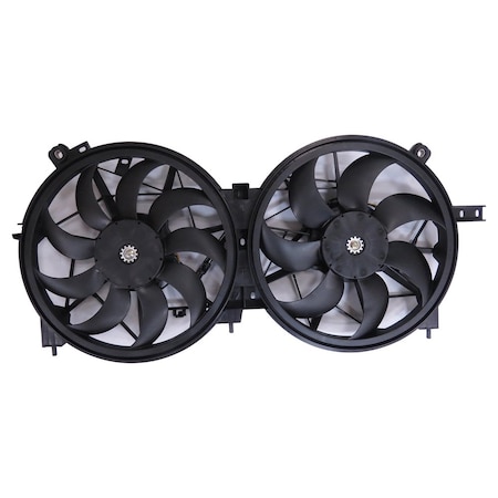 Tyc Dual Radiator And Condenser Fan Assembly 624300