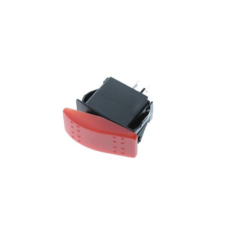 Switch Components Contura Style Rocker, 4P DPST OFF-ON, Red IP56 SRD1-2B-DC-1-RNN