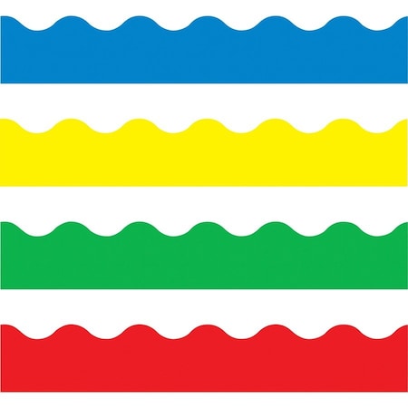 Trend Enterprises Trend Bright Colors Terrific Trimmers Variety Pack, 156' Long, 1 Pack T9001