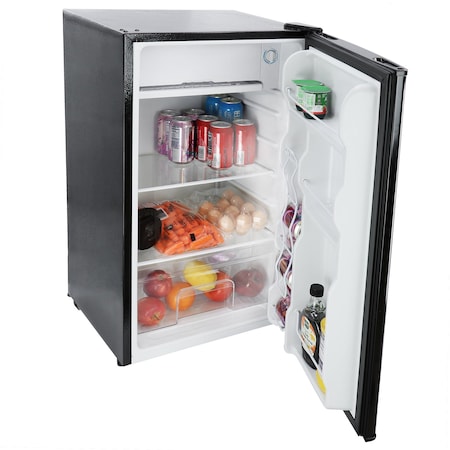 Megachef 3.2 cu. ft. Compact Freestanding Mini Refrigerator in Black MCR-90B