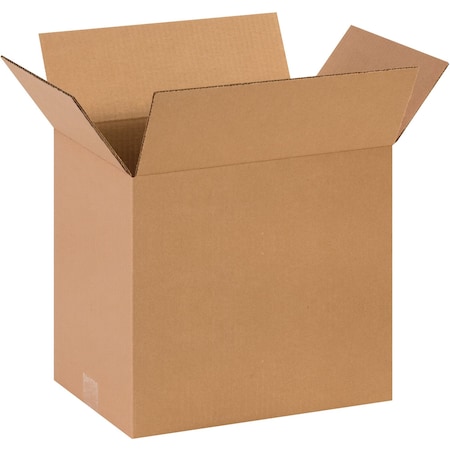 Partners Brand 16 in x 12 in x 14 in Shipping Box, Kraft, Corrugate, Single Wall, 32 ECT, 25 PK 161214