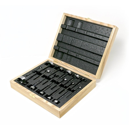 Fisch Black Shark 16 Pc Imperial Set In Box Incl. 1/4 in - 2-1/8 in Dia 031BSI016K