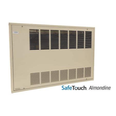 King Electric KCF Safe Touch Cabinet Heater 2Ft 208V 500W 3-Ph, Surface Mount, W/ Sp Stat, Almondine KCF2-2005-3-S-T-AD