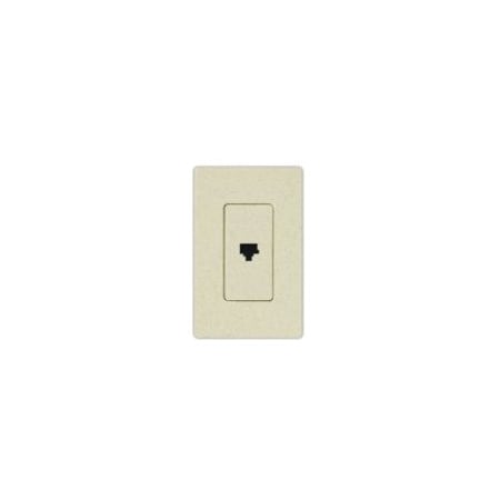 Lutron Telephone Jack, Single, Hot SC-PJ-HT