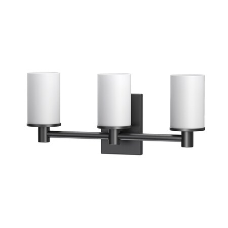 Gatco Modern Farmhouse Triple Sconce, Matte Black 1705MX