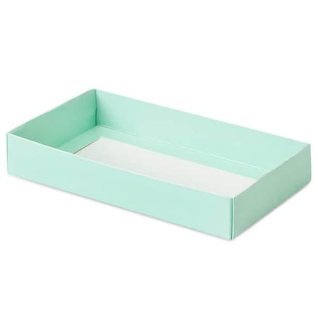 Nashville Wraps Aqua Slide Open Candy Box Base, 8x4.25x1.25, 100PK SBB2AQ