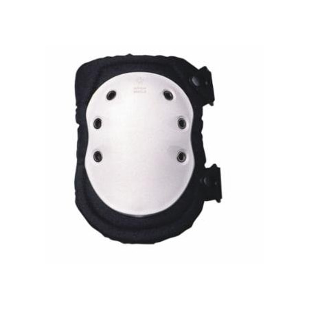 Ergodyne ProFlex 315 Abrasion-Resistant Knee Pads with Long Hard Cap, Buckle, Gray/White Cap 150-18315