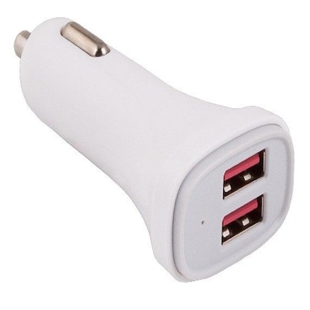 Sanoxy Dual USB Port Car Charger 4.8 Amp 2.4A/2.4A with Smart IC Charge SNX-CBL-LDR-CC202-8200