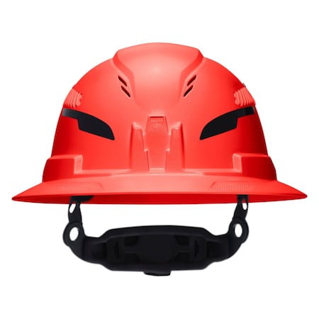 Klein Tools Class C Type-2 Hard Hat, Vented Full Brim with Strap, High Visibility Orange 60931T2