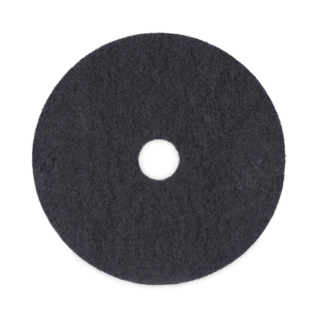Boardwalk Stripping Floor Pads, 20" dia., Black, PK5 BWK4020BLA