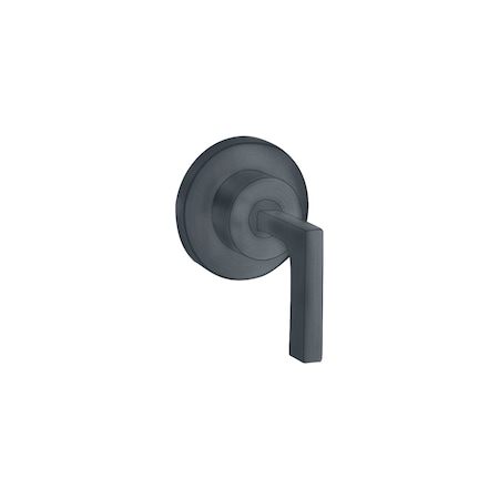 Axor Citterio Volume Control Trim with Lever Handle in Brushed Black Chrome 39961341