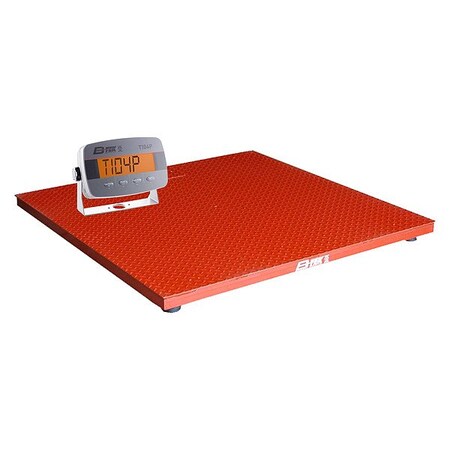 B-Tek Floor Scale, RS-232, LCD, 2 lb BT-F-4848-4S-I-2