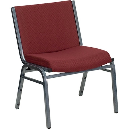 Flash Furniture Fabric Stack Chair, Extra Wide, Burgundy XU-60555-BY-GG