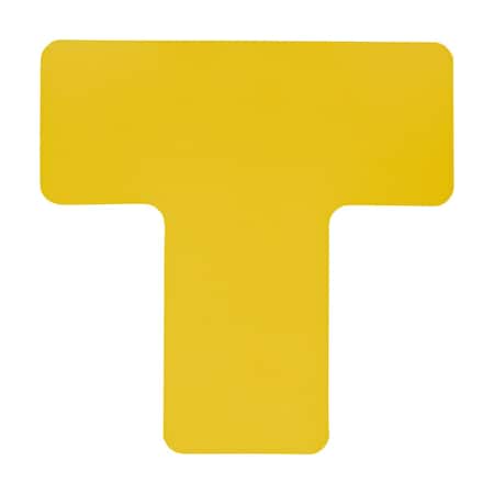 Brady ToughStripe Max Floor Marking Divider T-Shape 2 in W x 5 in H Yellow, 20PK 177066