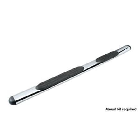 Perfectpitch 225050 4 In. Nerf Bar With Oval Straight Step Pad, Polished PE348369
