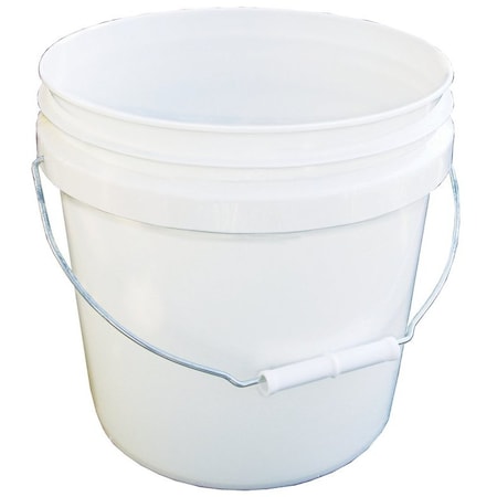 Encore Plastics 20256 Paint Pail, 2 gal Capacity, HDPE, White 1000572