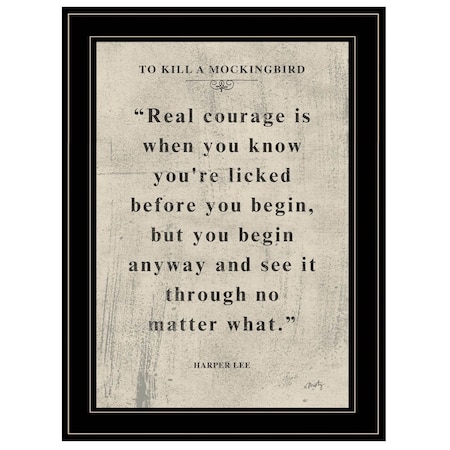 Homeroots Book Quote VI 2 Black Framed Print Wall Art 405416