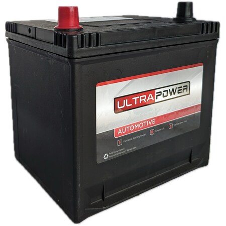 Ultrapower 12V 500 CCA Maintenance-Free Auto Battery Group 26/70 526/70