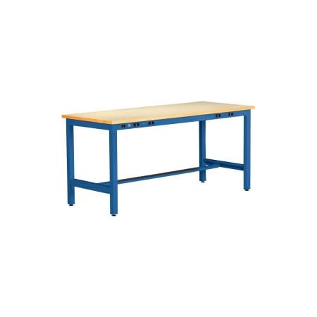 Tennsco ESD Electric Workbench 30inch High 72x30 Blue TW-723030SE-ABL