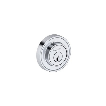 Baldwin Residential Deadbolts Single Cylinder Reversible Bright Chrome SCRRD260