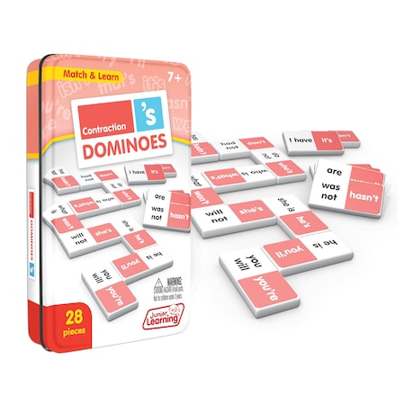 Junior Learning Contraction Match & Learn Dominoes JL664