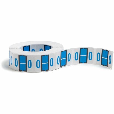 Smead Label, Alphabetic, Color-Coded, Letter O, Blue, 500/Roll 67085