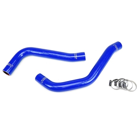 Hps Performance High Temp Reinforced Silicone Radiator Coolant Hose Kit, Blue,  57-1784-BLUE
